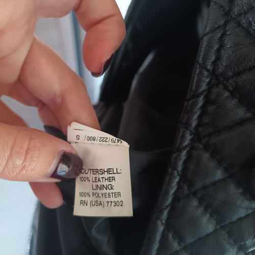 Zara leather jacket like new, black, size S