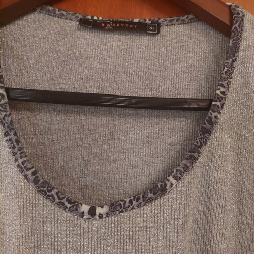 Raxevsky silver blouse like new, sizes M and L