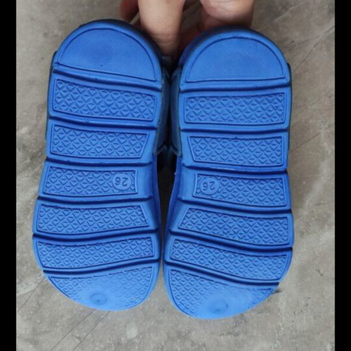 Paw Patrol plastic sandals like new, size 27, blue
