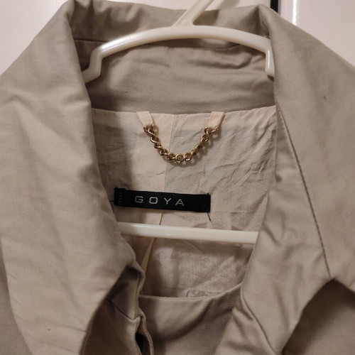 Goya trench coat xsmall like new