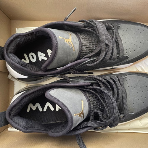 Jordan Mars 270 Black Gold sneakers, size 44.5