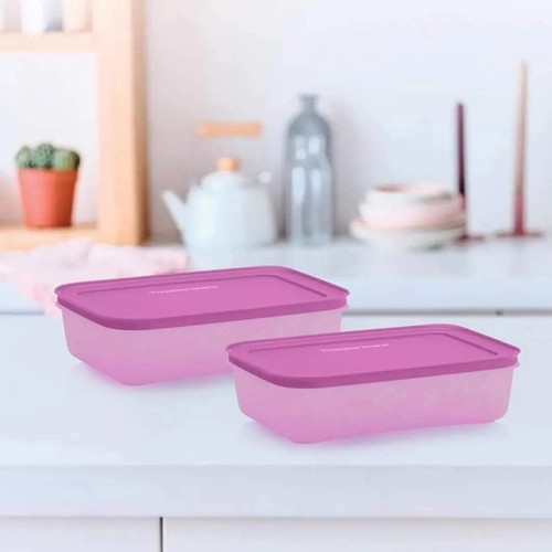 Freezer container 1L low, new, purple