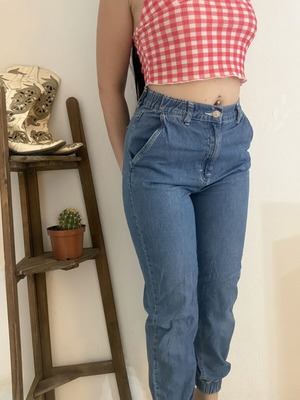 Pull & Bear elastic jeans small, like new, blue
