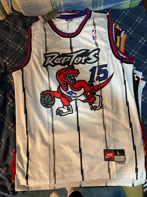 Jersey Vince Carter NBA Toronto Raptors Vintage Edition λευκό μέγεθος Large καινούργιο