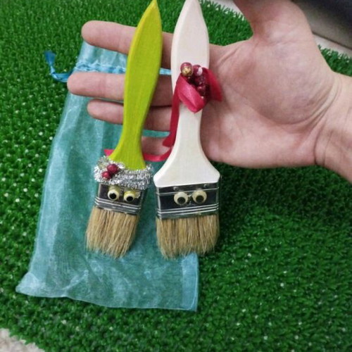 Handmade decorative funny brush set new