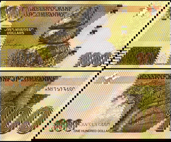 ZIMBABWE - 100 Dollars 2023 - UNC