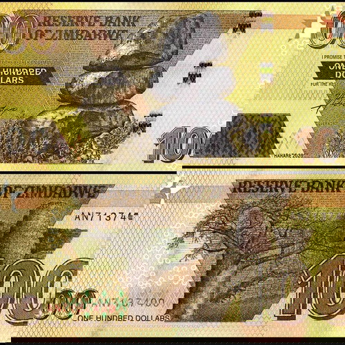 ZIMBABWE - 100 Dollars 2023 - UNC