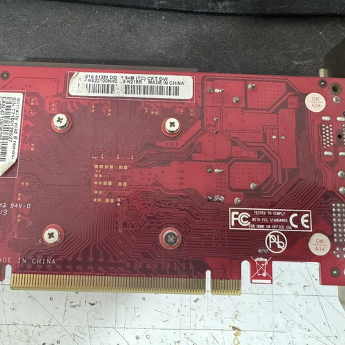 Palit nVidia GT210 512MB graphics card used, non UEFI