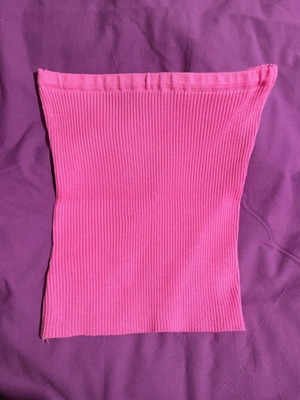 Strapless pink top new