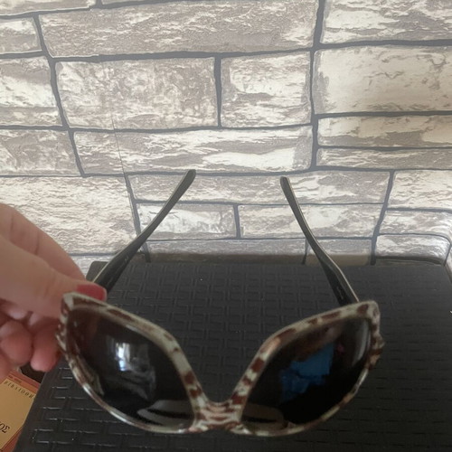 Dior vintage tortoiseshell sunglasses like new, green-gray lenses