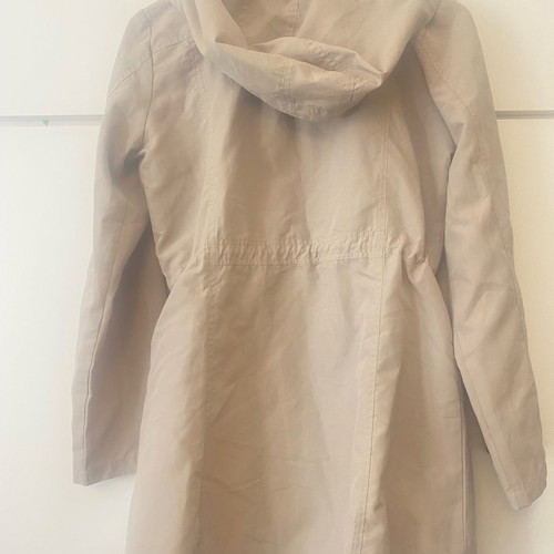 Jacket thin used, beige gabardine, size S