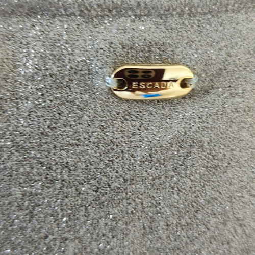 Escada sleeveless shiny top size S