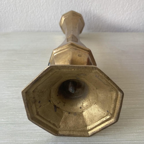 Brass vase used, old