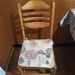 καρέκλες κουζίνας από μασιφ ξύλο
