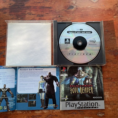Legacy of Kain Soul Reaver PAL PS1 game like new, complete