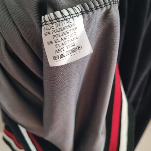 Velvet blouse dress like new with sporty details, size XL
