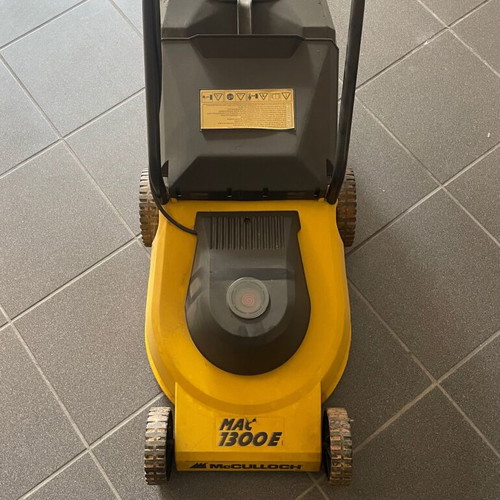 Electric lawn mower used, corded power