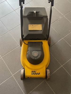 Electric lawn mower used, corded power