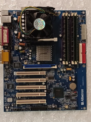 Albatron PX865PE Pro motherboard with Pentium 4 2.8GHz and 2.5GB RAM like new