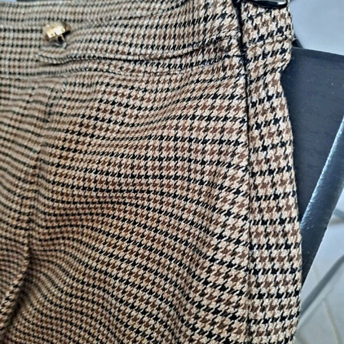 Skort with pleats H&M like new, size 40, beige and brown