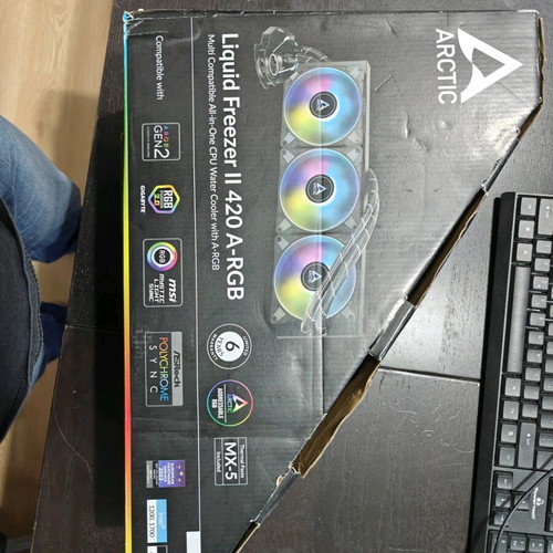Arctic Liquid Freezer II 420 A-RGB Black new liquid cooler
