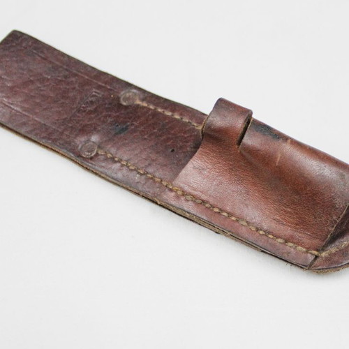 Leather Scabbard 1940 Greek Army Used for Mannlicher Senauer Bayonet