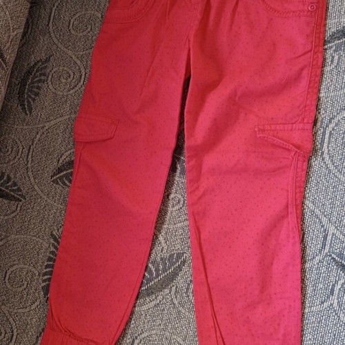 Palomino girls' pants size 104 cm, like new, red, age 4