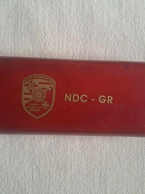 Θήκη πολυτελής ξύλινη με δύο πολυτελή στυλό NDC-GR καινούργια