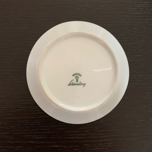 Porcelain decorative plates Schirnding Bavaria like new with car illustrations