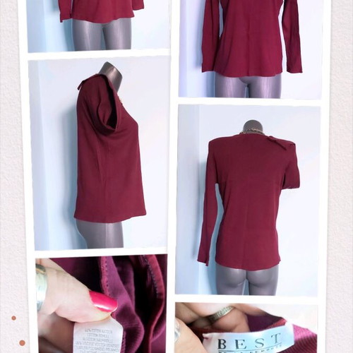 Women's blouses H&M and La Redoute like new, cotton and lycra