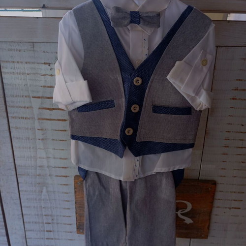Baptism Suit new, size 24, handmade Greek craftsmanship
