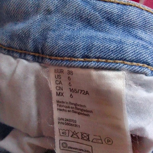 Blue jeans Denim No 38 for women, like new, lightly worn