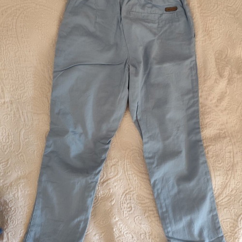 H&M fabric pants like new, size 3-4, blue