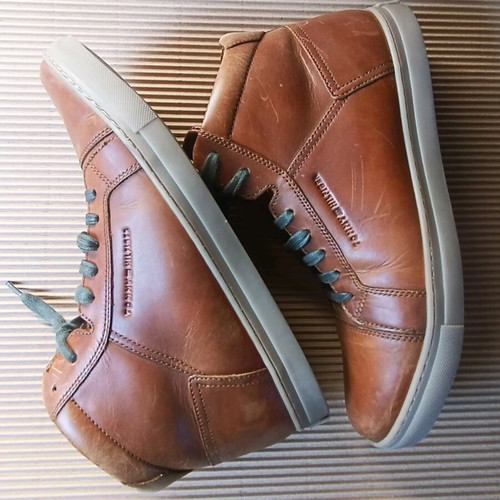 Tommy Hilfiger boots size 43 like new, brown casual leather