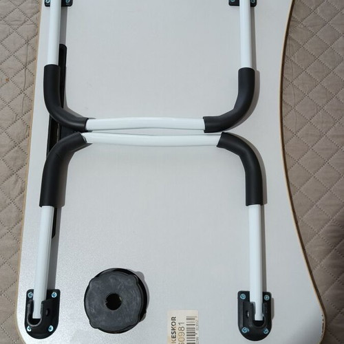 Laptop table new with coffee holder, folding, metal frame