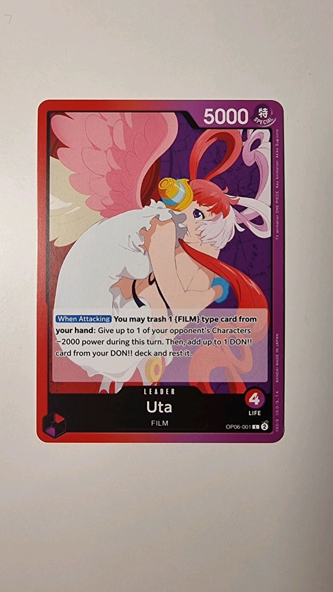 Uta One Piece Card Game OP06-001 Leader… - € 1,00 - Vendora.cy