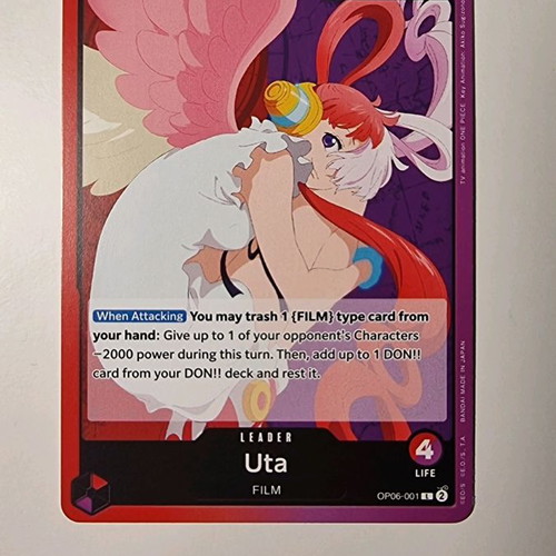 Uta One Piece Card Game OP06-001 Leader - 1,00 - Vendora.cy Uta One Piece Card Game OP06-001 Leader - 1,00 - Vendora.cy