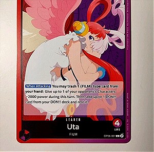 Uta One Piece Card Game OP06-001 Leader