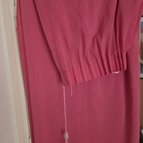 Bedroom curtains set of 2 pieces fuchsia, like new
