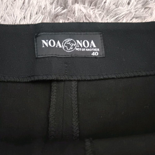 Black skirt knee-length with slit, like new