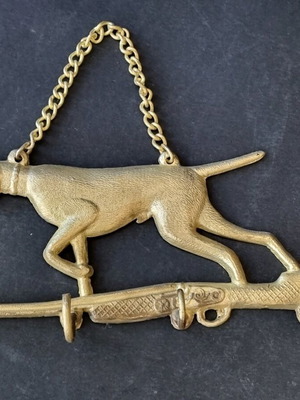 Μπρούτζινη κρεμαστρουλα βιντατζ χειροποίητη σαν καινούργια