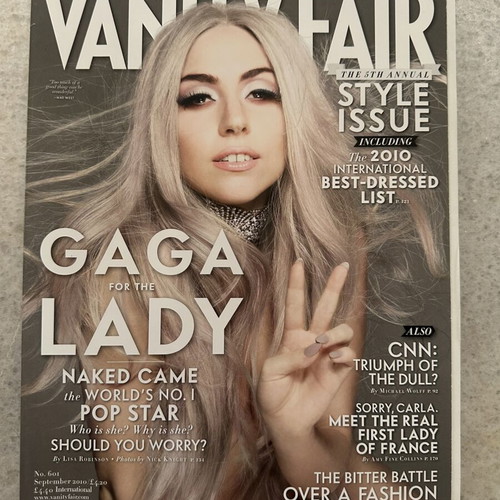 Vanity Fair Magazine Lady Gaga 2010 like new, collectible