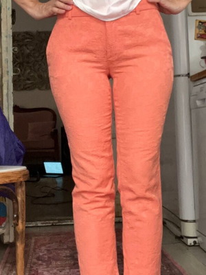 Zara pants coral size S used