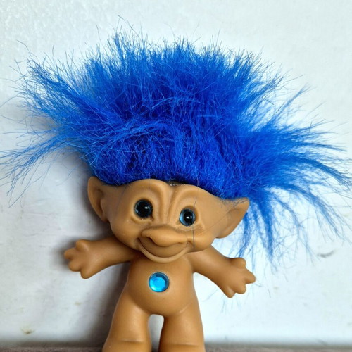 Efxoulis figure used, blue with diamond, medium size 17 cm