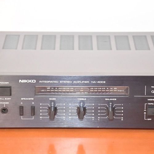 Nikko NA-400II integrated amplifier used with phono input