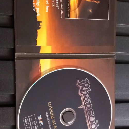 Rhapsody Unholy Warcry Promo CD Single like new, metal