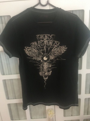 Levi's T-shirt black with City of Angels print used, size M