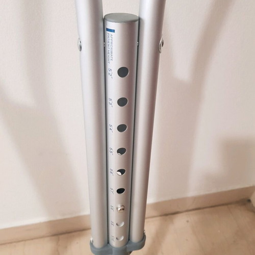 Adjustable aluminum crutches new, unused