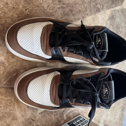 O'Neill Cambria Men Low Sneakers size 45 like new, brown white black