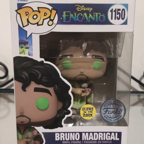 Funko Pop Bruno Madrigal Encanto new, glow in dark